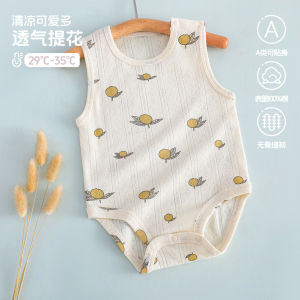 Newborn Baby Romper Summer Thin Triangle Romper Baby Outfit Pure Cotton a Breathable summer clothing
