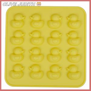 CISWGE Khuôn silicon hình Vịt Dễ Thương khuôn kẹo bánh quy đá sô cô la tự làm