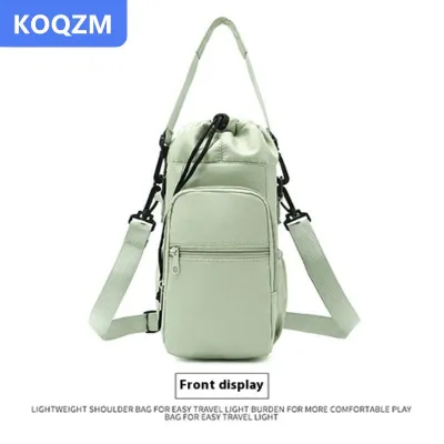 [COD] KOQZM Giữ chai nước với dây đeo cách nhiệt chai nước tàu sân bay túi nước chai sling Túi
