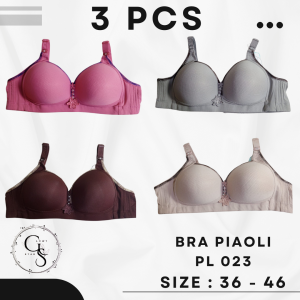 BH Piaoli Cup Besar | BRA Wanita Kait 3 | bintik | berpori | best seller | murah | lembut