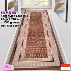 Tren-D-rugs Karpet eropa modern permadani abstrak alas ruang tamu anti slip 80 cm x 240 cm - NMs