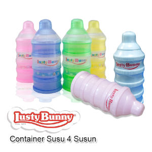 Lusty Bunny Container Susun 4 Tempat Susu Bayi - Satbe Store