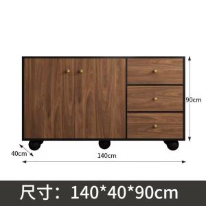 [Cozy ]Chinese-Style Five-Drawer Chest Bedroom Storage Cabinet Solid Wood Footboard Storage Cabinet Sideboard