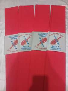 Kertas Krep merah putih Lembaran lipat gulung gunting satuan dirgahayu Republik Indonesia