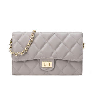 IELGY กระเป๋าสะพายข้างของผู้หญิงกระเป๋าโซ่เพชรแฟชั่น