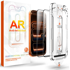 Applicable to AR Anti-Reflective Screen Protector for iPhone 17 Pro Max Air 9H Hardness Tempered Glass with Easy Install Auto Dust-Removal Box h260926