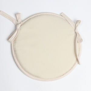 30/38cm Round Chair Seat Pad Camping Seat Cushion Home Dining Office Seat Pad with Tie-on