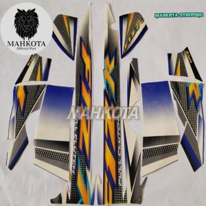 STRIPING STICKER LIS LES POLET yamaha fizr fiz r f1 zr 2004 stiker list body standar berkualitas termurah Mahkota Stiker
