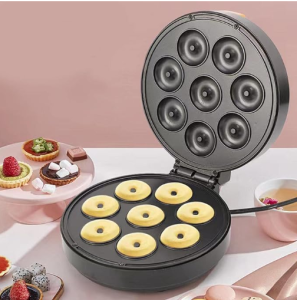 Non-Stick Uniform Heating Donut Maker Machine Led Display Small Donut Maker-asianmart