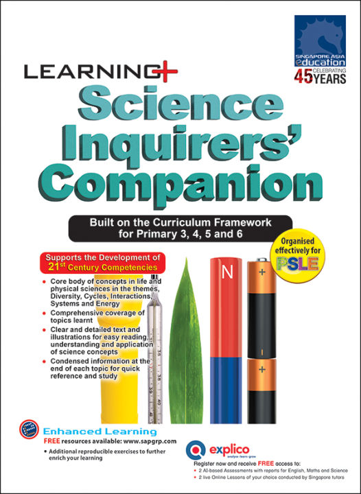 LEARNING+ Science Inquirers' Companion for P3 - P6 | Guide | Primary ...