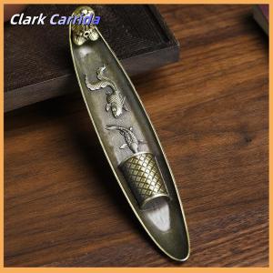 [Clark Carrida] Người giữ hương sáng tạo người giữ hương thuyền người đàn ông lớn tuổi Câu Cá Phong Cách Nhật Bản Lư Hương trang trí nhà cửa