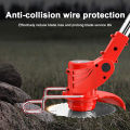 JLD Grass Cutter Cordless Rechargeable Lawn Mower Portable String Trimmer Weed Wacker Eater Fullset. 