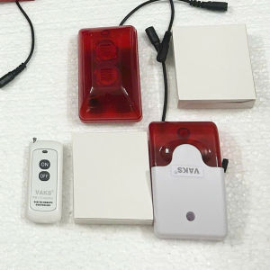 Hệ thống báo động PCCC tổ liên gia 5 nhà - Mô hình A01 - Có đèn định vị nhà nào ấn nút báo động