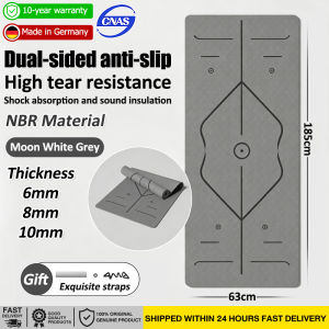 ⭐100% TPE material⭐185cm fitness yoga mat thick 10mm foldable yoga mat anti slip exercise mat workout mat for man 瑜伽垫