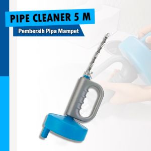 SOPO NGIRO - Pipe Cleaner 5 Meter 10 Meter Pembersih Pipa Mampet Gulung - Pipe Cleaner Kawat Spiral Pembersih Saluran Air Mampet Kawat Anti Sumbat