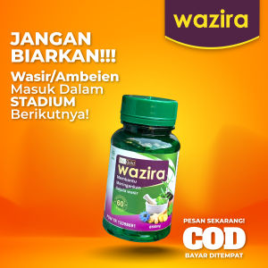 Obat Wasir Ambeien WAZIRA Kapsul Daun Ungu Herbal Ambeyen