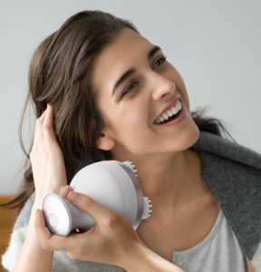 Máy massage da đầu toàn thân silicon Alizz chính hãng dụng cụ mát xa đầu giảm stress chống nhút đầu massage da đầu hồng ngoại kích thích mọc tóc