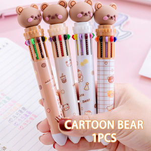 Cute 10 Colors Ball Pen Children Study Gift Various Designs Kawaii Pens School Supplies Stationery