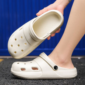 Kasut gua gaya lelaki musim panas anti-gelincir anti-bau anti-haus dan tapak tebal pemanduan guna dua kali untuk memakai sandal sukan rasa najis.