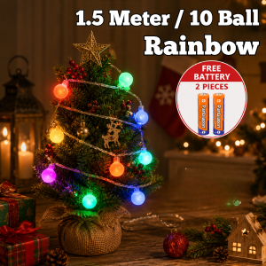 Battery LED Ball Fairy String Lights Warm Ambient Decorative Lighting for Bedroom Wedding Party Home Decor高级感LED圆球串灯