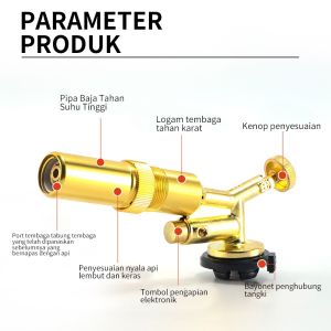 【COD】Portable  Gas Torch Flame Gun  Seafood BBQ Blow Torch Flame Gun
