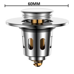 Nút xả bồn rửa mặt inox bền đẹp không hoen gỉ - L06