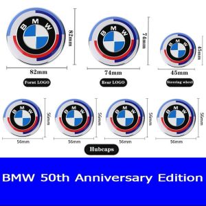 BMW 50th Anniversary Logo Emblem Rim Cap Cover