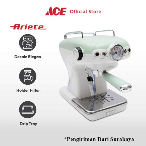 Ace Ariete Vintage Espresso Coffee Maker 850 Watt Mesin Kopi Espresso  Machine Alat Pembuat Kopi