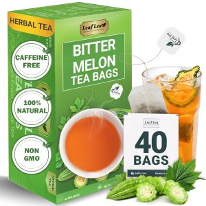 Bitter Melon Tea Bags Blood Sugar Control Diabetes Support Detox & Weight Management organic苦瓜茶降糖茶苦瓜降血糖 茶降糖尿病胆固醇茶血压血壓 茶 屿花堂