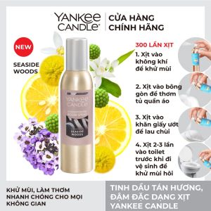 Tinh dầu tán hương đậm đặc dạng xịt Yankee Candle - Seaside Woods
