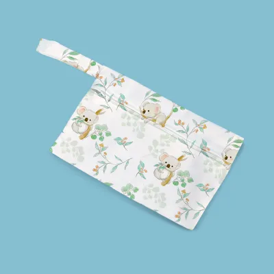 【Gift Box】 Einmilk Waterproof Wet Bag Washable Reusable with Snap Handle Diaper Bag WETB