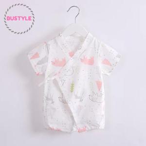 BU ชุดบอดี้สูทเด็ก 0-1ปี ผูกหน้า ผ้าคอตตอน เสื้อผ้าเด็ก ชุดเด็กแรกเกิด ของใช้เด็กแรกเกิด ชุดเด็กอ่อน เตรียมคลอด newborn ยูกาตะ AS247