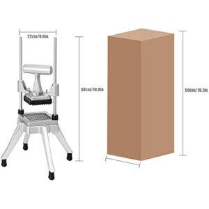 Blade Commercial Vegetable Fruit Dicer Onion Potato Tomato Slicer Chopper Peppers Potatoes Mushrooms Restaurant Quick Slicer Machine (6.5mm/9mm/13mm)