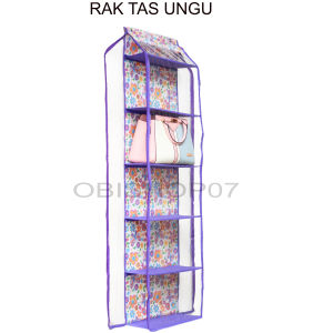 Rak Tas Gantung Polos resleting Alas Triplek