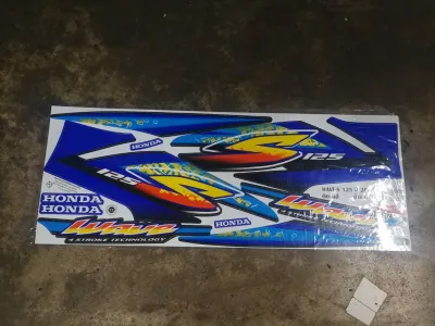 สติ๊กเกอร์ Wave 125S น้ำเงินดำ ปี2004