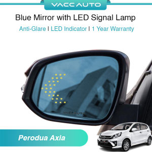 Perodua Axia B200 (2014 -2022) Anti Glare Blue Mirror with LED Indicator Light  VACC AUTO 1 Year Warranty