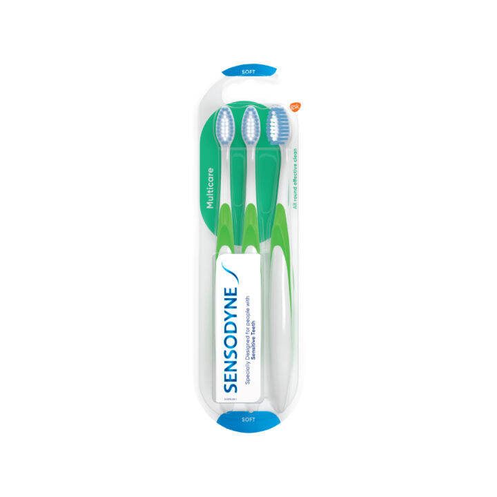 Sensodyne Toothbrush Multicare Soft 3s | Lazada