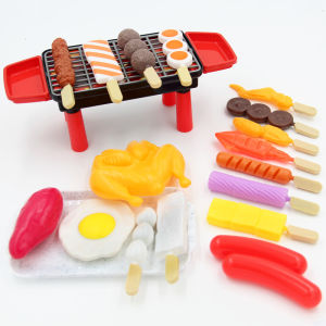 64 PCS Kitchen Cooking Toys Set Childrens Play House Simulation Food Toys Set Plastic KitchenToys For Kids