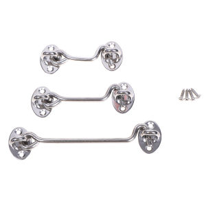 LEI 1ชุด Barn door LATCH Cabin Hook Eye LATCH ล็อคง่ายสำหรับหน้าต่างประตูบาร์น