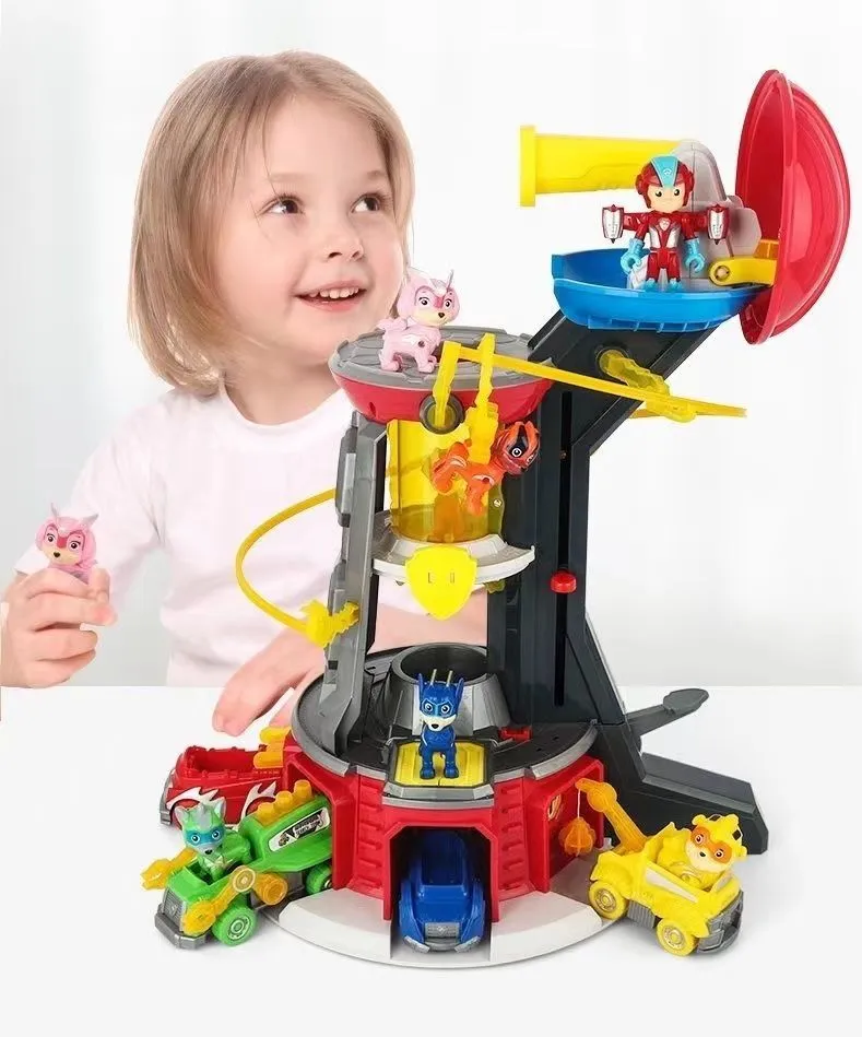 PAW PATROL MIGHTY PUPS MIGHTY LOOKOUT TOWER with Captain Ryder One