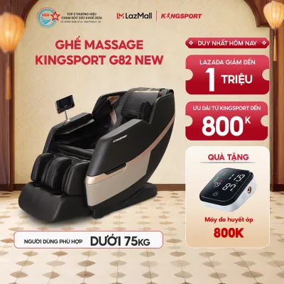 CHỈ GIAO MIỀN BẮC| Ghế massage KINGSPORT G82 New Công Nghệ Làm Ấm Warmtech Công Nghệ Massage Chân Legtech 2-in-1