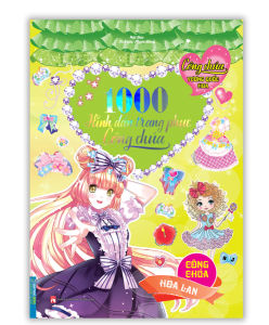 1000 hình dán trang phục công chúa - Công chúa hoa lan