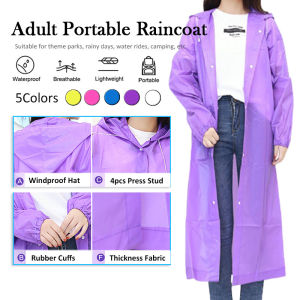 [FAST SHIP]Waterproof RainCoat Rain Coat Hoodie Poncho Rain Coat Rainsuit Rainwear Suit Motorcycle Bike Bicycle Outdoor Waterproof Jaket Hujan Baju Hujan Dewasa Men And Women Adult| Mama House