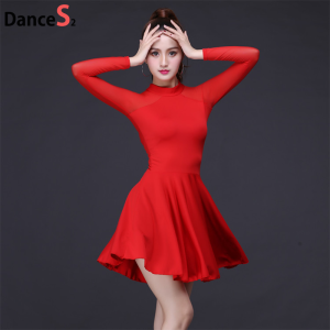 Latin dance dress Women Dance dress Costume Adult Dance Performance Practice Dance outfit