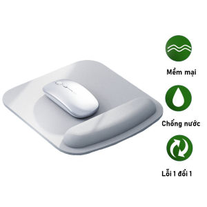 Miếng lót chuột có đệm cổ tay SIDOTECH INPHIC PD801 bàn di pad chuột mềm mại bằng đế casu non chống nước trơn trượt dành cho game thủ văn phòng streamer thao tác máy tinh nhiều - Hàng chính hãng