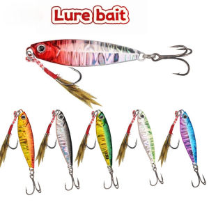 6Pc*Lure Bait Fishing Lure with Hook Gewang Umpan Mancing Jigging Casting Bait Swimbaits