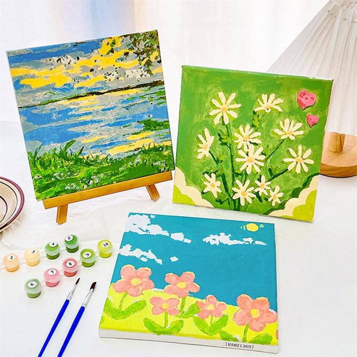 DIY Children Digital Painting By Numbers Paint numbers Canvas Living