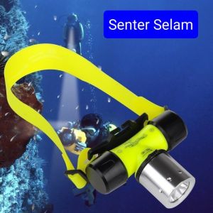 Senter Kepala LED Selam Renang Dan Diving Max 100 meter