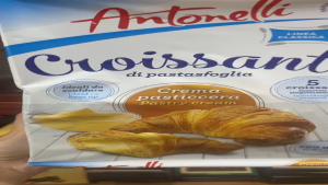 Date 02/27 Bánh sừng bò Antonelli Croisstant 250g - Nhân kem sữa