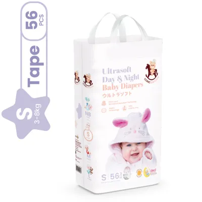 Iconic Babycare Ultrasoft Baby Diaper Tape NB30/S56/M52/L48